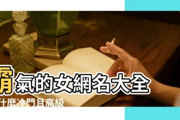 【帶國民的傲嬌網名】霸氣的女網名大全 |有什麼冷門且高級的網名 |個性100個 |