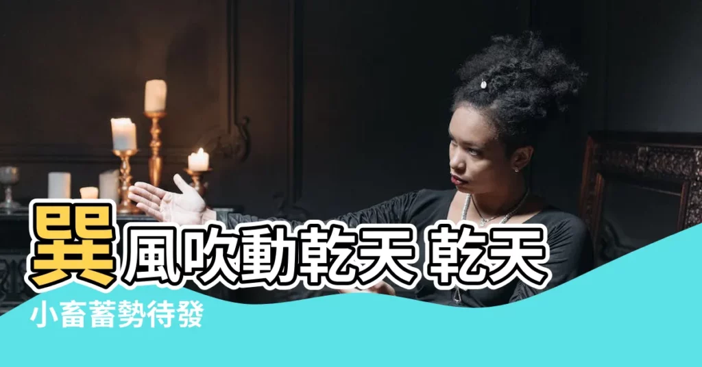 【巽 乾】巽風吹動乾天 乾天小畜蓄勢待發