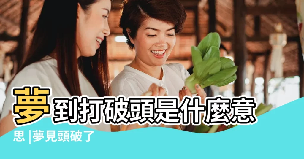 夢到打破頭是什麼意思 |夢見頭破了 |周公解夢 |【做夢夢見頭被打破】