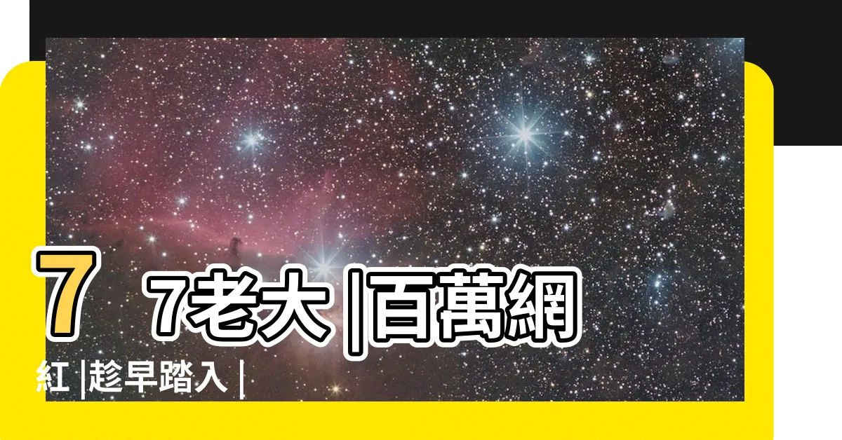 【未來賺錢行業】77老大 |百萬網紅 |趁早踏入 |