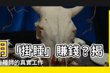 【掛睡要幹嘛】用「掛睡」賺錢？揭密掛睡師的真實工作內容