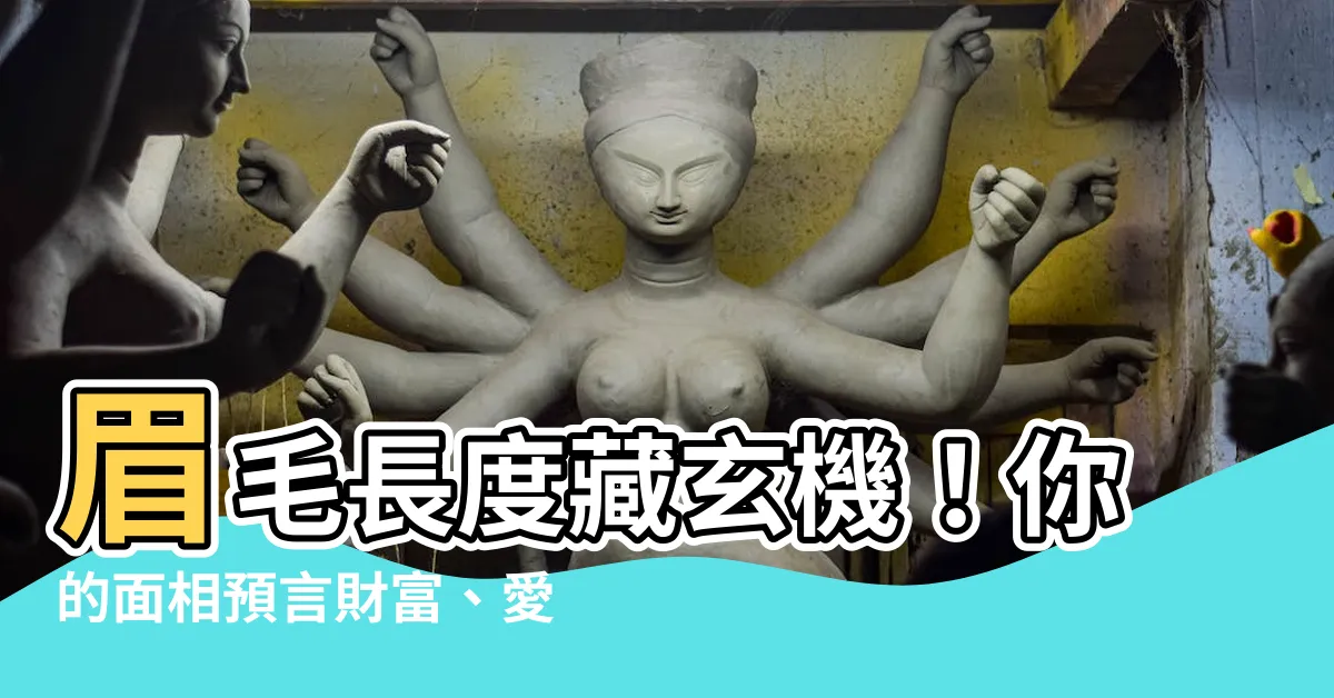 【眉毛長度面相】眉毛長度藏玄機！你的面相預言財富、愛情與健康