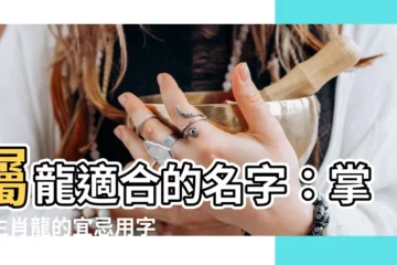 【屬龍適合的名字】屬龍適合的名字：掌握生肖龍的宜忌用字，為龍寶寶取個好名！