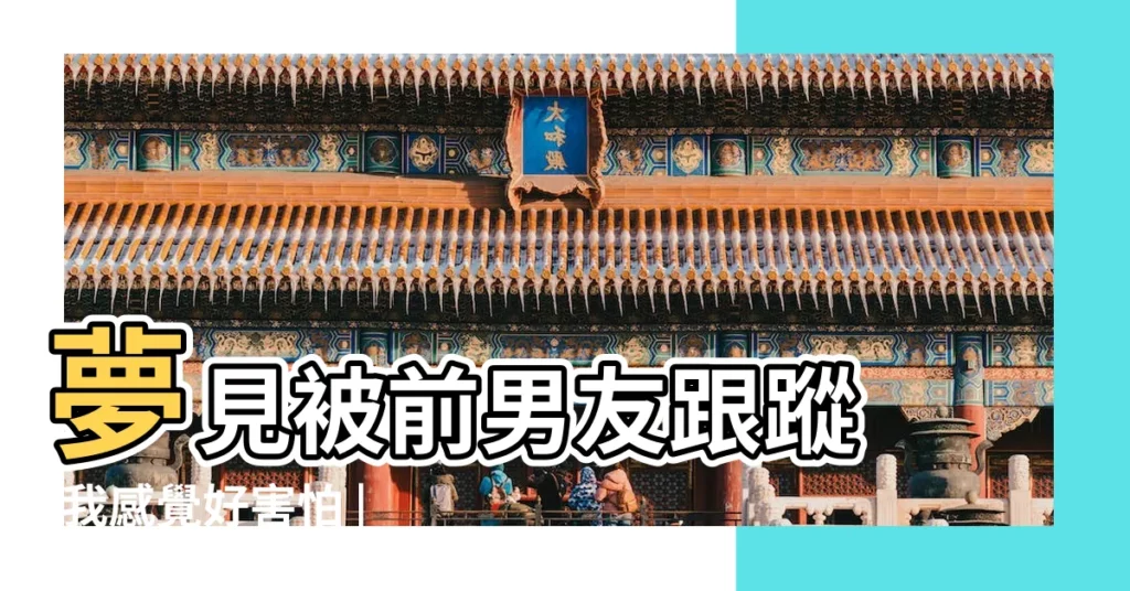 夢見被前男友跟蹤 |我感覺好害怕 |夢到前男友跟蹤我 |【夢到我跟蹤前男友】