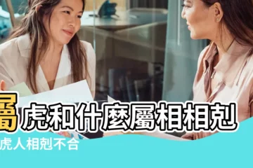 【屬虎的跟哪些生肖相剋】屬虎和什麼屬相相剋 |屬虎人相剋不合的生肖是哪個 |屬虎和什麼屬相相剋相沖 |