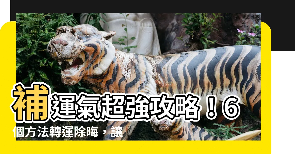 【補運氣】補運氣超強攻略!6個方法轉運除晦,讓你幸運加倍!