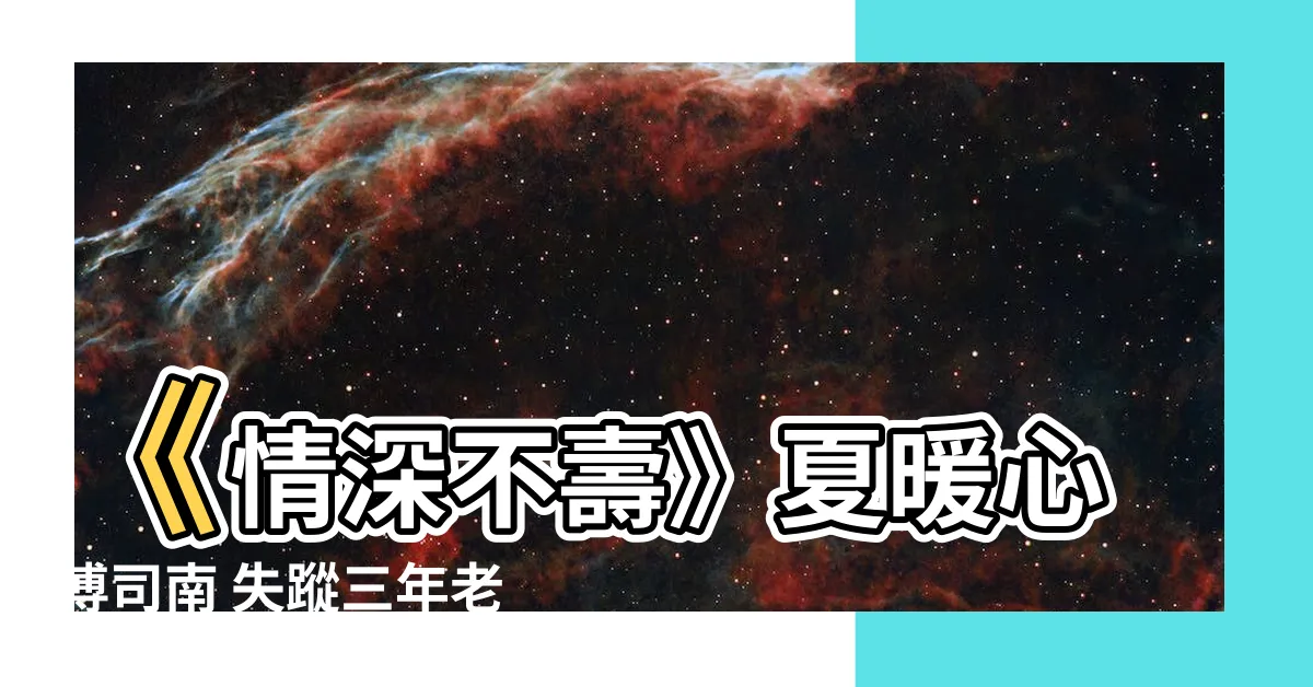 【夏暖心傅司南】《情深不壽》夏暖心傅司南 失蹤三年老公竟是豪門總裁？