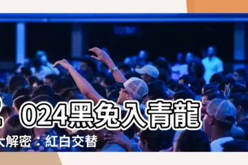 【黑兔走入青龍】2024黑兔入青龍！大解密：紅白交替，中華民國再起？