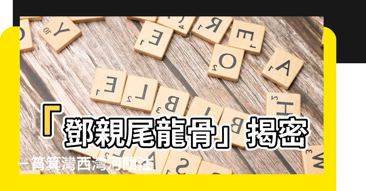 【鄧親尾龍骨】「鄧親尾龍骨」揭密－筲箕灣西灣河關注組的驚人發現
