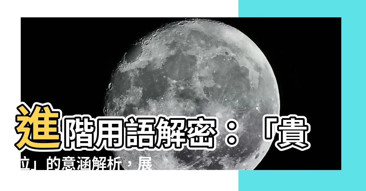 【貴位】進階用語解密：「貴位」的意涵解析，展現你的中文語彙力！