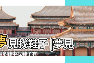 【做夢夢到找鞋子是什麼意思】夢見找鞋子 |夢見在很多鞋中找鞋子有什麼預兆 |夢見找鞋子 |