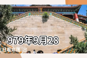 【1979年9月28日性格】1979年9月28日生日看命運 |出生日期1979年9月28日測命運 |1979年09月28日出生的人的性格命運 |