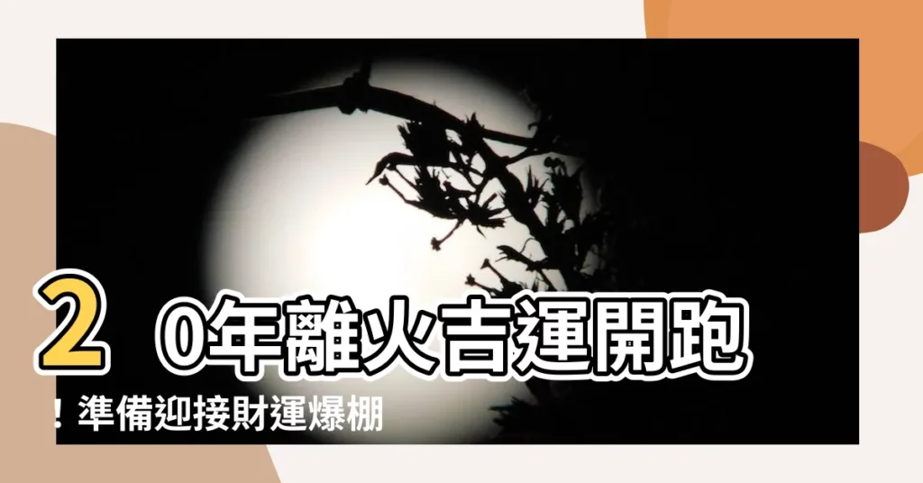 【離火年】20年離火吉運開跑！準備迎接財運爆棚的時刻