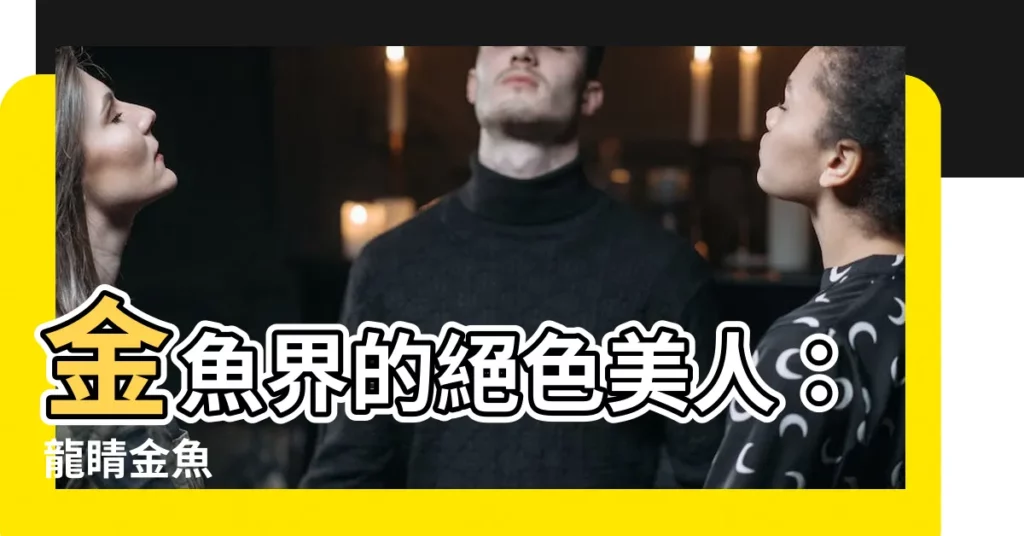 【金魚 龍】金魚界的絕色美人：龍睛金魚