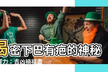 【下巴有疤】揭密下巴有疤的神秘影響力：吉凶禍福盡在「痣」間！