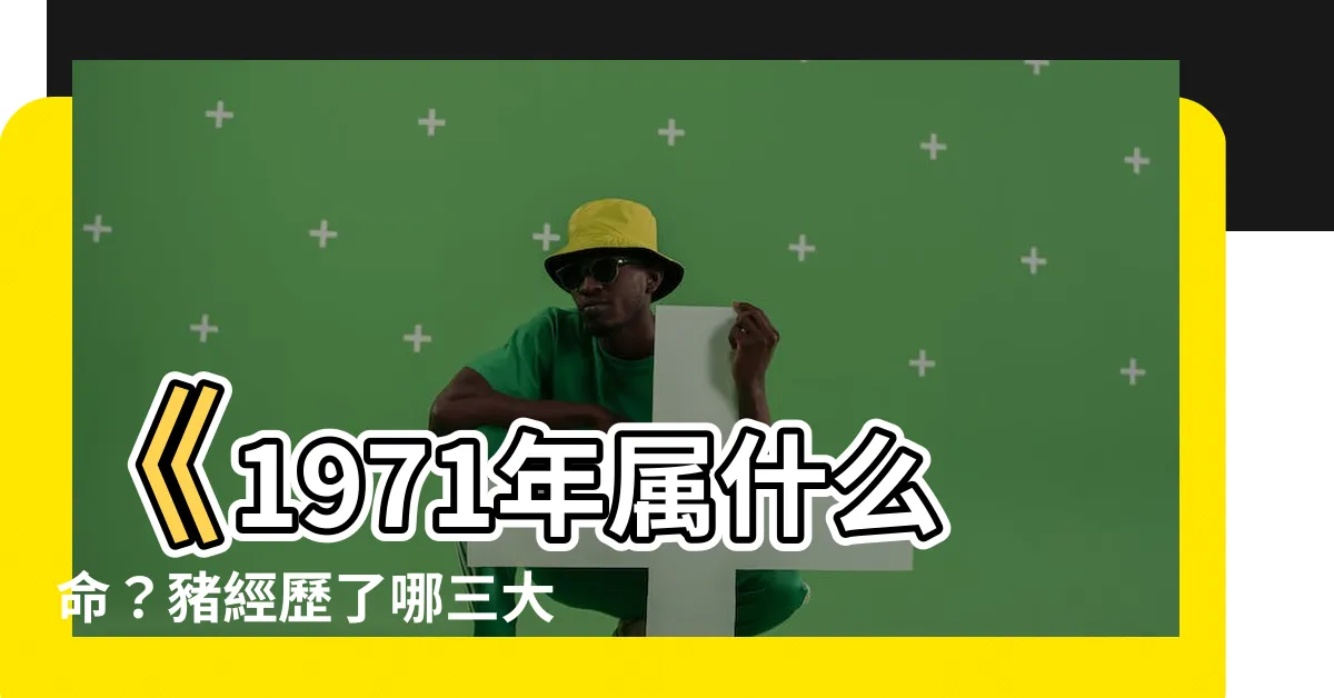 【1971年屬什麼】《1971年屬什麼命？豬經歷了哪三大劫難？點擊查看！》