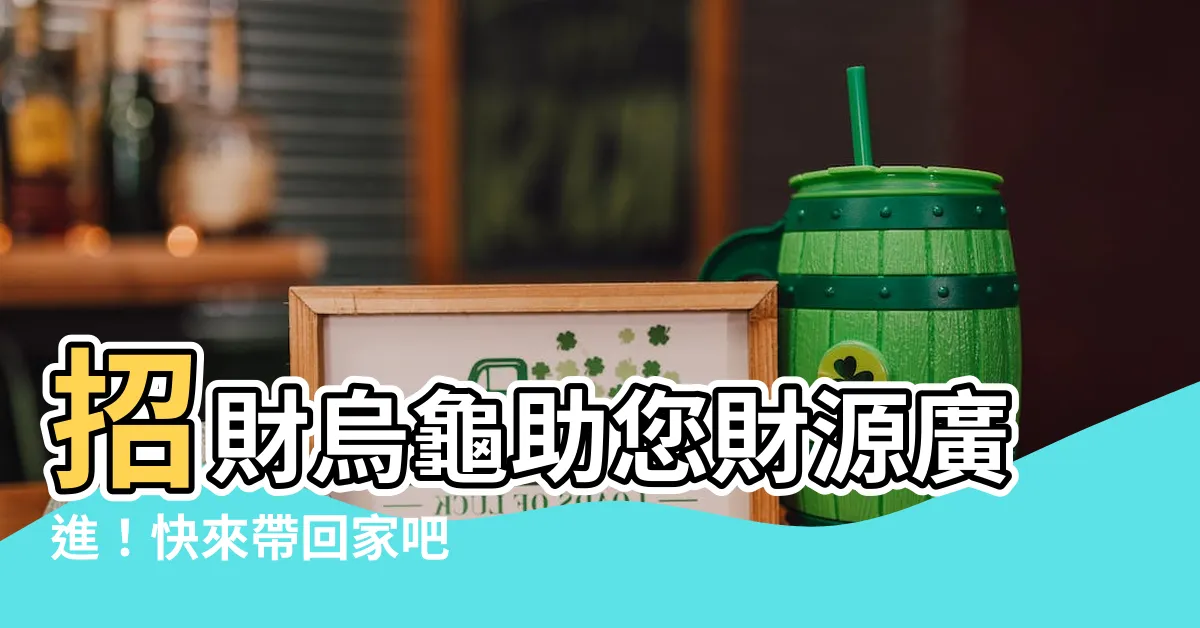 【烏龜 招財】招財烏龜助您財源廣進！快來帶回家吧