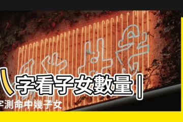 【八字測有幾孩了一】八字看子女數量 |八字測命中幾子女 |免費算一生有幾個子女 |