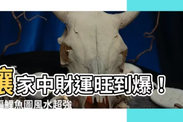 【鯉魚圖風水】讓家中財運旺到爆！這幅鯉魚圖風水超強！