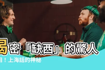 【缺西】揭密「缺西」的驚人真相！上海話的神秘用語大起底！