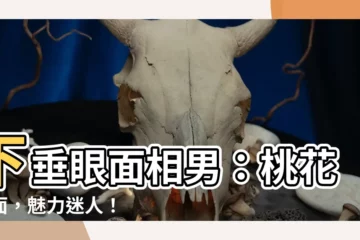 【下垂眼面相男】下垂眼面相男：桃花滿面，魅力迷人！