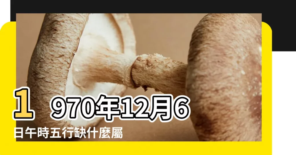 1970年12月6日午時五行缺什麼屬性 |農曆一九七零年五月初 |1970年12月6日出生的人五行缺什麼 |【1970年冬月初六午時八字】