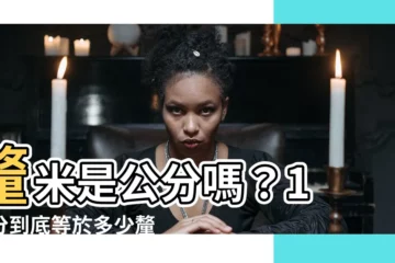 【釐米是公分嗎】釐米是公分嗎？1 公分到底等於多少釐米？