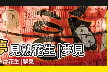 【解夢夢見有人賣炒熟的花生】夢見熟花生 |夢見很多炒花生 |夢見熟花生是什麼意思 |