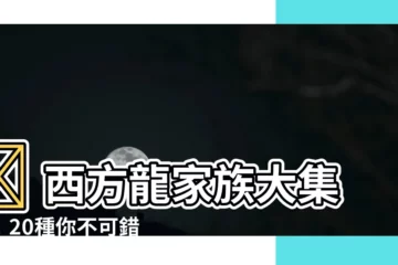 【西方龍種類】🔥 西方龍家族大集合！20種你不可錯過的龐大奇獸