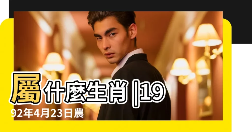 屬什麼生肖 |1992年4月23日農曆多少號 |1992年4月23日出生時間看命運 |【農曆1992年 4月 23日】