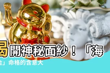 【海中 金】揭開神秘面紗！「海中金」命格的含意大解析
