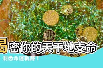 【天干地支命盤】揭密你的天干地支命盤，洞悉命運軌跡！