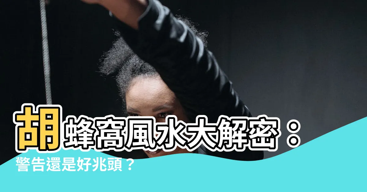 【胡蜂窩風水】胡蜂窩風水大解密：警告還是好兆頭？