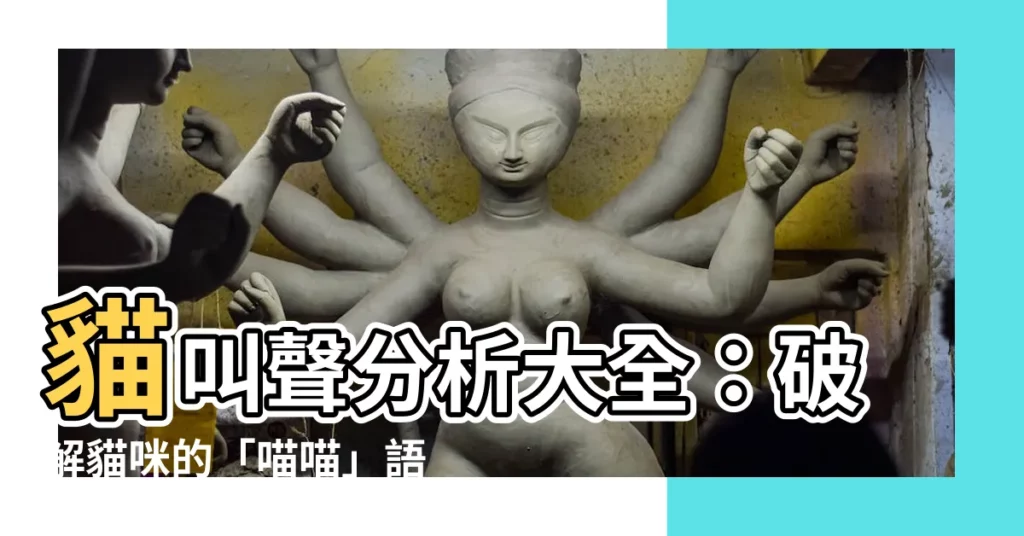 【貓叫聲分析】貓叫聲分析大全：破解貓咪的「喵喵」語言