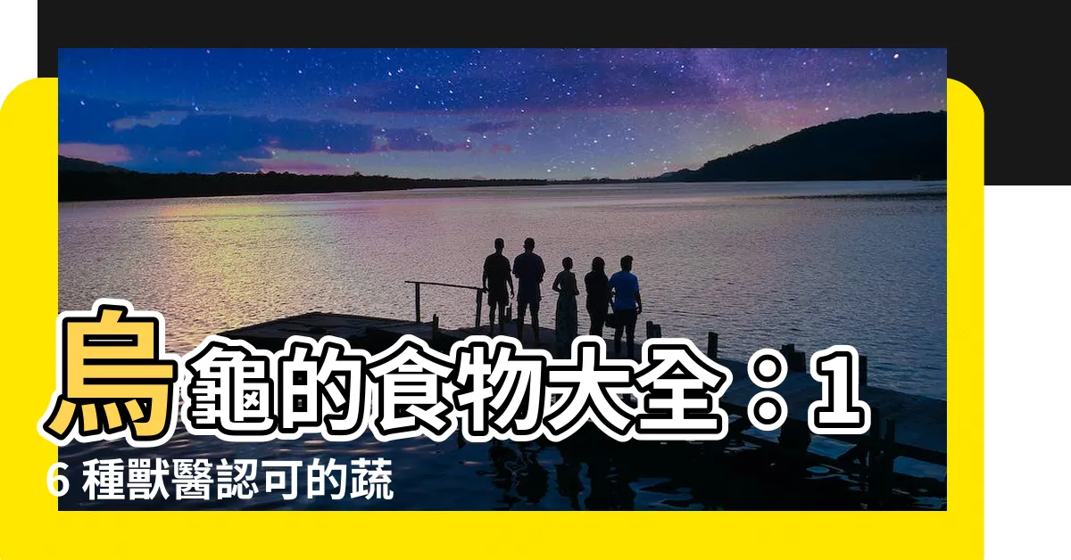 【烏龜的食物】烏龜的食物大全：16 種獸醫認可的蔬菜、水果有哪些？