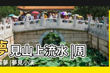 【夢見站在小山上看溪水】夢見山上流水 |周公解夢 |夢見小溪流水 |