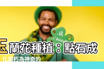 【玉蘭花種植】玉蘭花種植：點石成金，化腐朽為神奇的園藝魔法