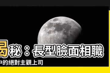 【長型臉面相】揭秘：長型臉面相職場中的絕對主觀上司！