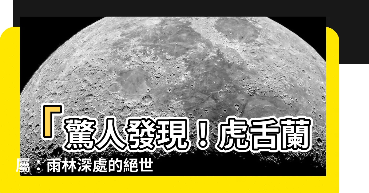 【虎舌蘭屬】「驚人發現！虎舌蘭屬：雨林深處的絕世繁殖策略竟如此匪夷所思」