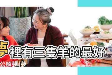 【夢見羊多了三個小羊】夢裡有三隻羊的最好 |周公解夢 |夢見羊是什麼意思 |