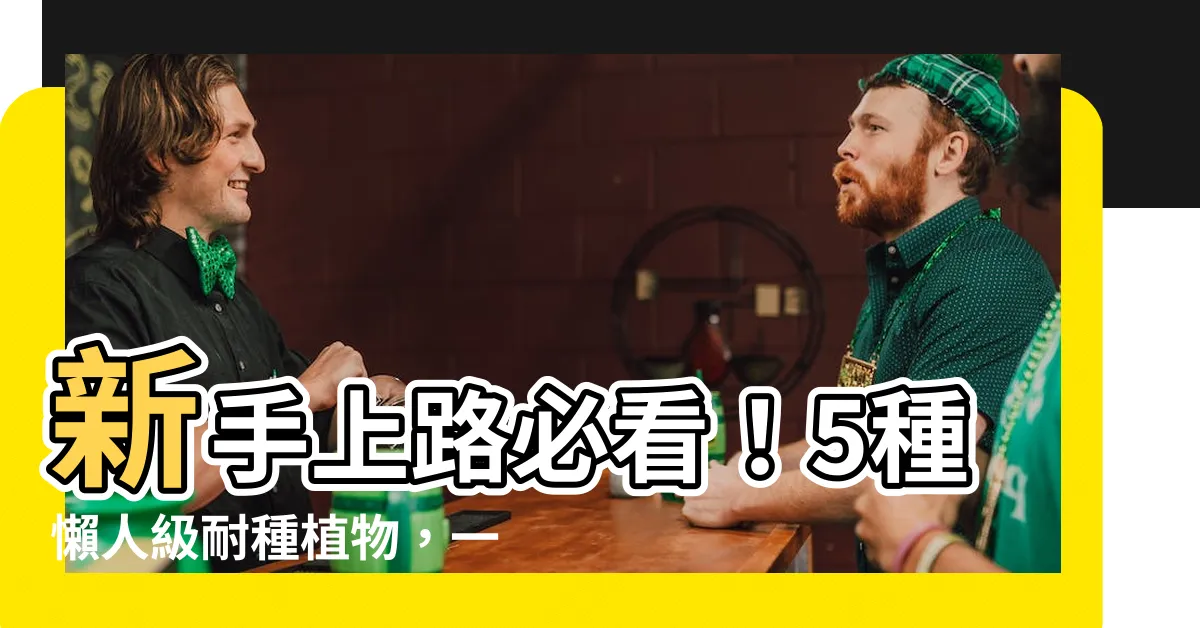 【耐種植物】新手上路必看！5種懶人級耐種植物，一個月不澆水也能頭好壯壯