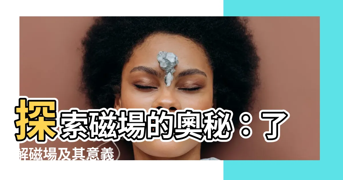 【磁場 意思】探索磁場的奧秘：瞭解磁場及其意義