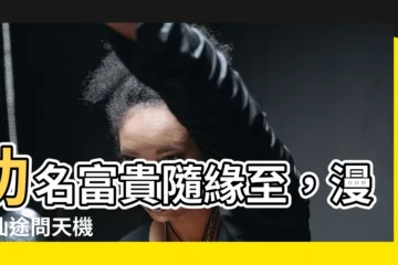 【功名富貴自能為】功名富貴隨緣至，漫步仙途問天機
