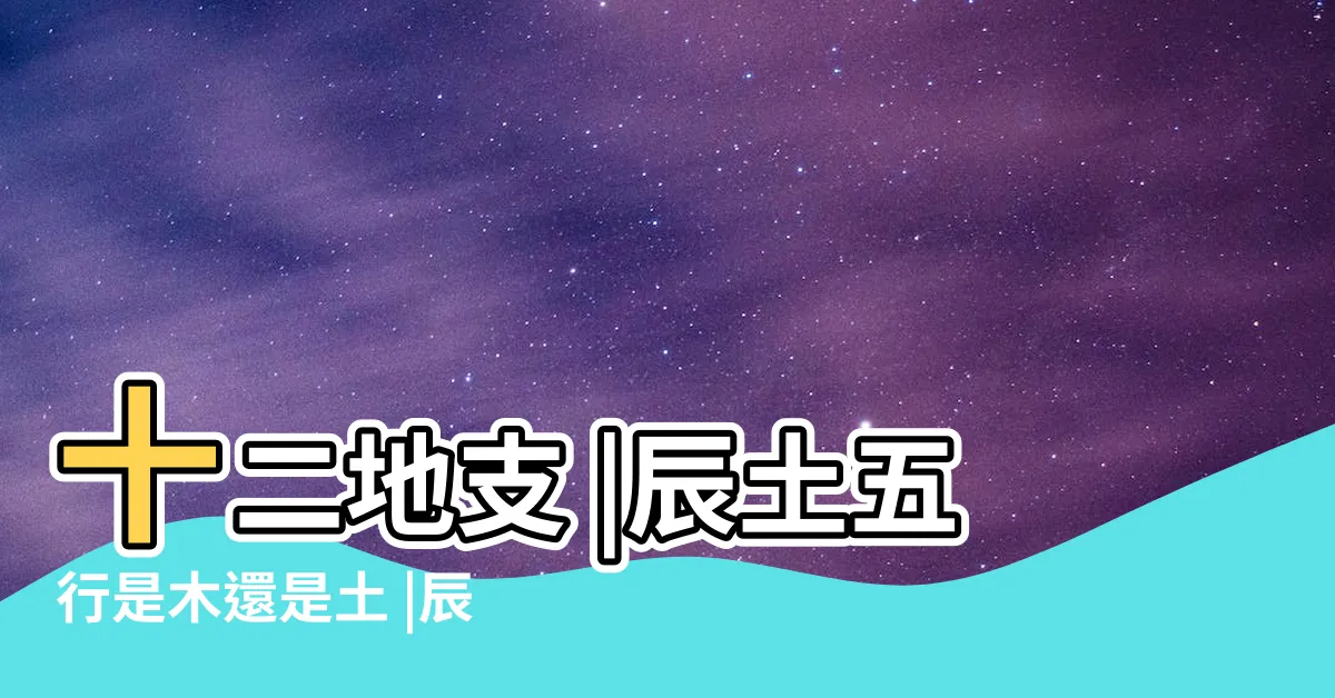 【辰屬土】十二地支 |辰土五行是木還是土 |辰的五行屬性是什麼 |