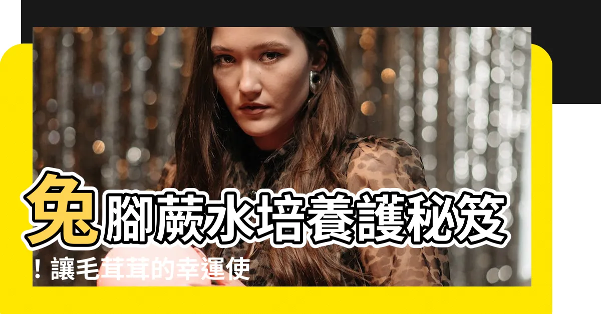 【兔腳蕨水培】兔腳蕨水培養護秘笈！讓毛茸茸的幸運使者蓬勃生長