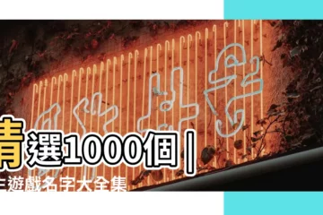 【有沒有女生遊戲名字大全】精選1000個 |女生遊戲名字大全集 |好聽的女生遊戲名字大全 |
