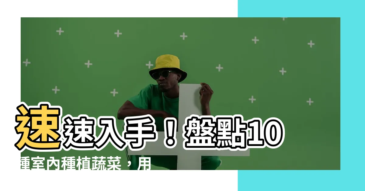 【室內種植蔬菜】速速入手！盤點10種室內種植蔬菜，用無土栽培打造綠意生活！