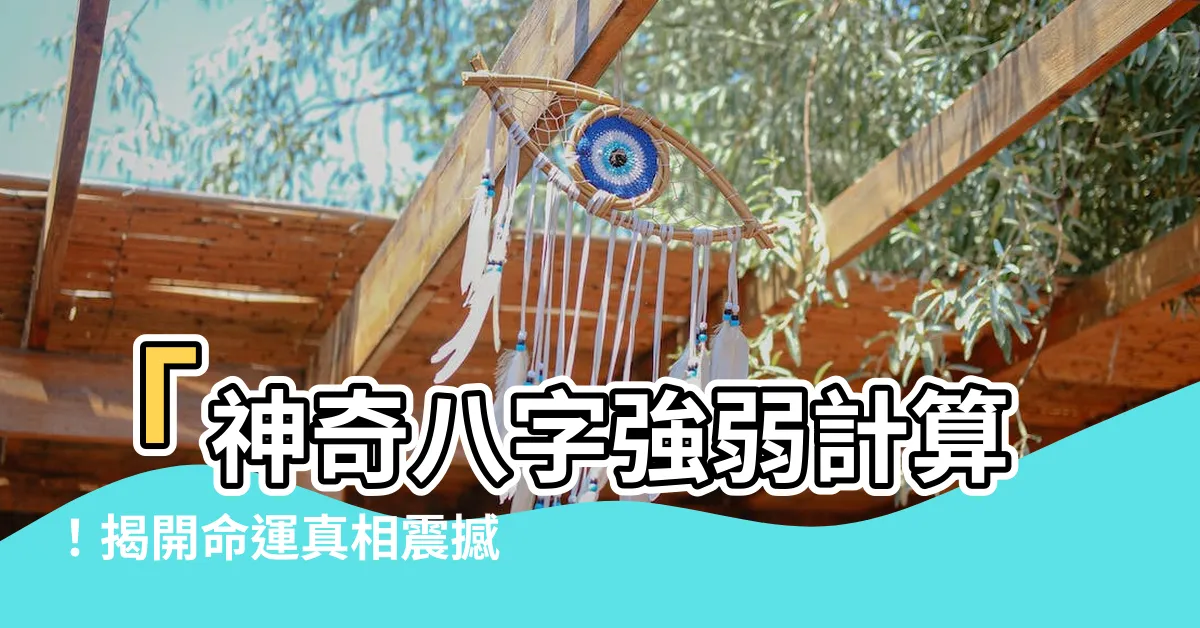 【八字強弱計算】「神奇八字強弱計算！揭開命運真相震撼結果讓你嘆為觀止！」