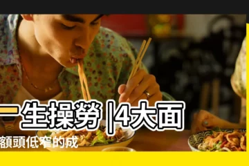 【額頭平窄】一生操勞 |4大面相 |額頭低窄的成功人士 |