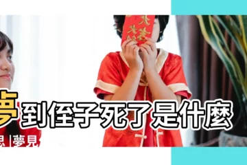 【老公夢見已去世的侄子 什麼意思】夢到侄子死了是什麼意思 |夢見侄子死了 |夢見自己親人去世該擔心嗎 |
